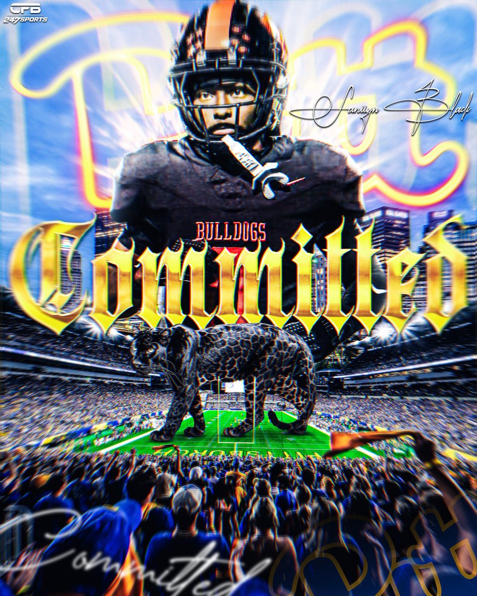 CfbRalb's tweet photo. BREAKING: ELITE (‘27) Safety Saniiyn Black is committing to play for @pitt_fb, his agents @athlete_asset_protection tells me.
-
Black attends Zephryhills HS in FL. He chose the Panthers over schools like Auburn, LSU, and Michigan.
-
Welcome Saniiyn home Pitt fans! 🔵🟡 https://t.co/Fv8lCOkCbE