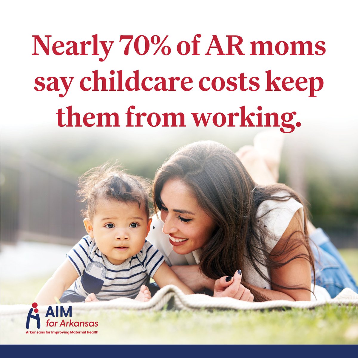 AIMforAR's tweet photo. Nearly 70% of Arkansas mothers say childcare costs are the primary barrier to their employment. That's not a statistic — that's the story of moms across our state making impossible choices every day. Let's commit to building an Arkansas where every family can thrive. Because when moms thrive, Arkansas works.
https://t.co/NdZHiYQgai
#MothersDay #ArkansasMoms #ChildcareArkansas #WhenMomsThrive