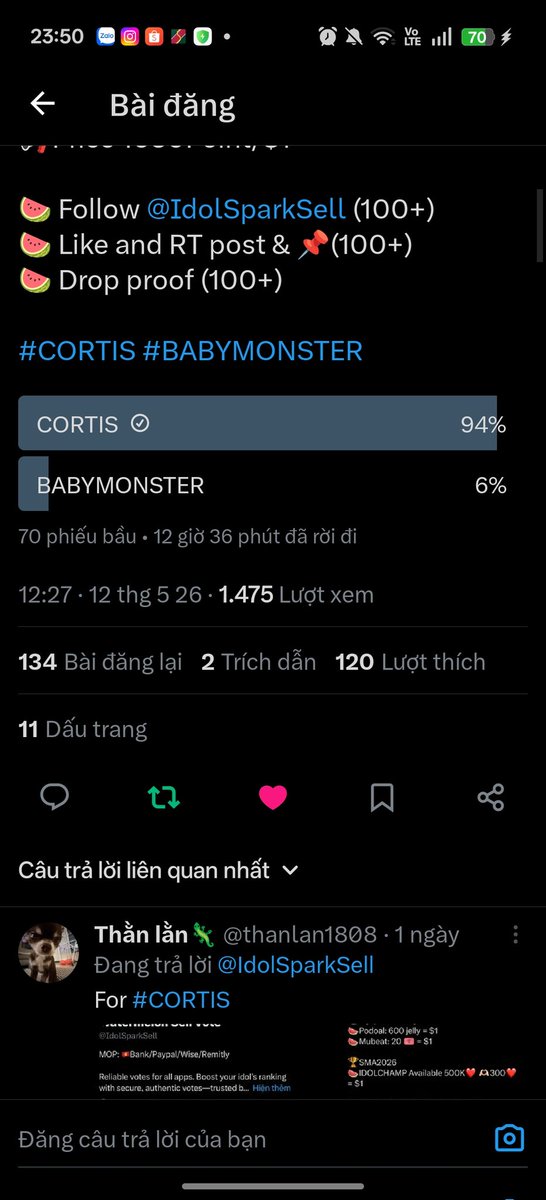 BdheJdkd71070's tweet photo. @rtdovote #CORTIS https://t.co/EvTLIyBqMc