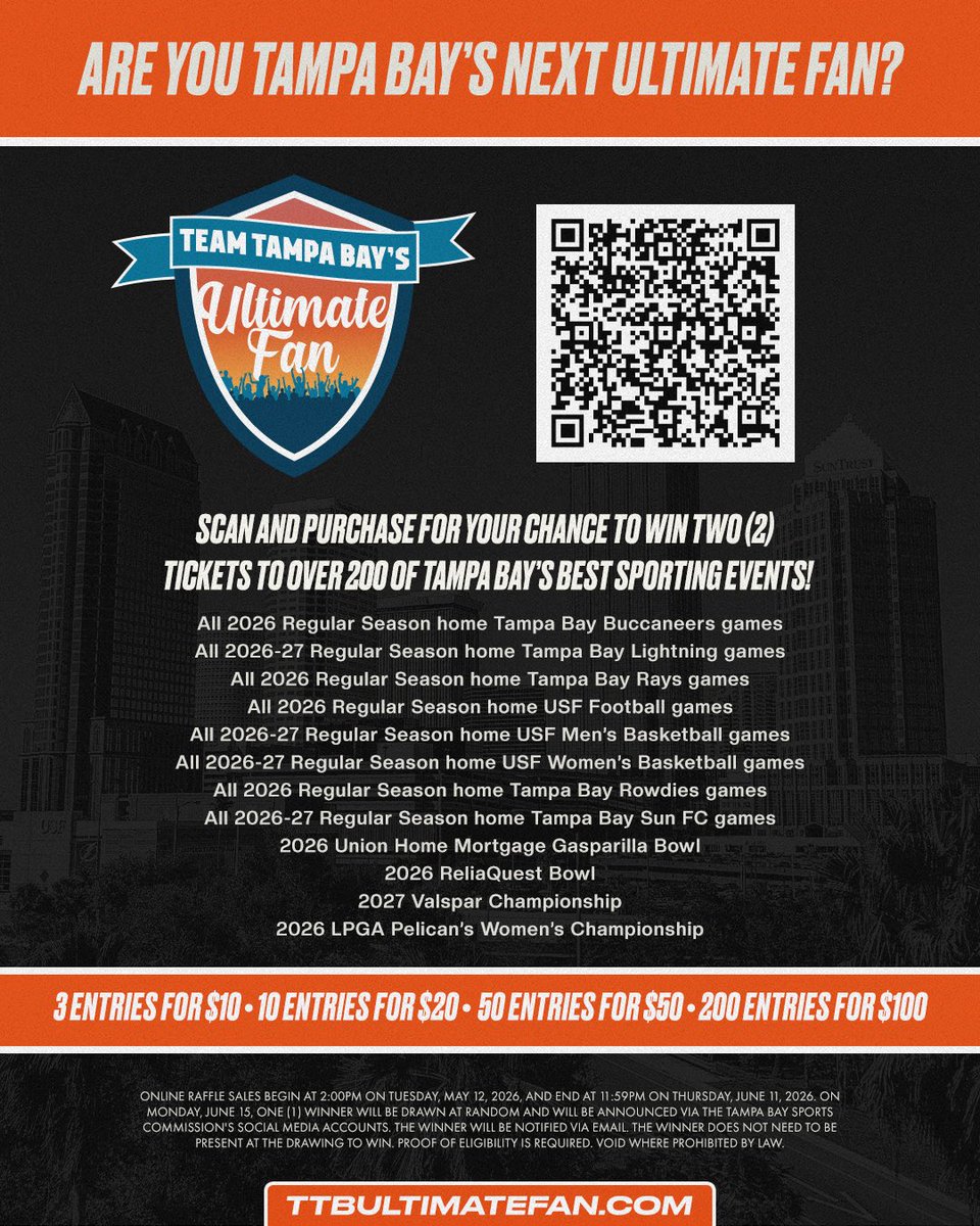 Tampa Bay Sports Commission tweet media