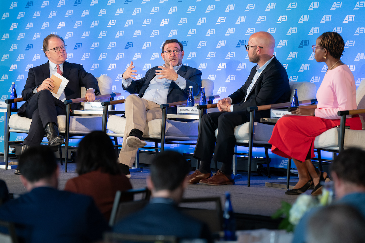 SF_DDC's tweet photo. Last week, our CEO Shola Olatoye joined Peter Scher and Supervisor @RafaelMandelman  at the @AEI's American Dream Initiative Solutions Summit for the “From Recovery to Growth: Revitalizing San Francisco’s Economy” panel moderated by @RobertDoar.

The panel dug into what's driving the momentum in downtown SF today, what's still holding the city back, and the ideas needed to unlock the next phase of investment, activity, and growth downtown.

Thanks to everyone who attended, and for a great conversation!