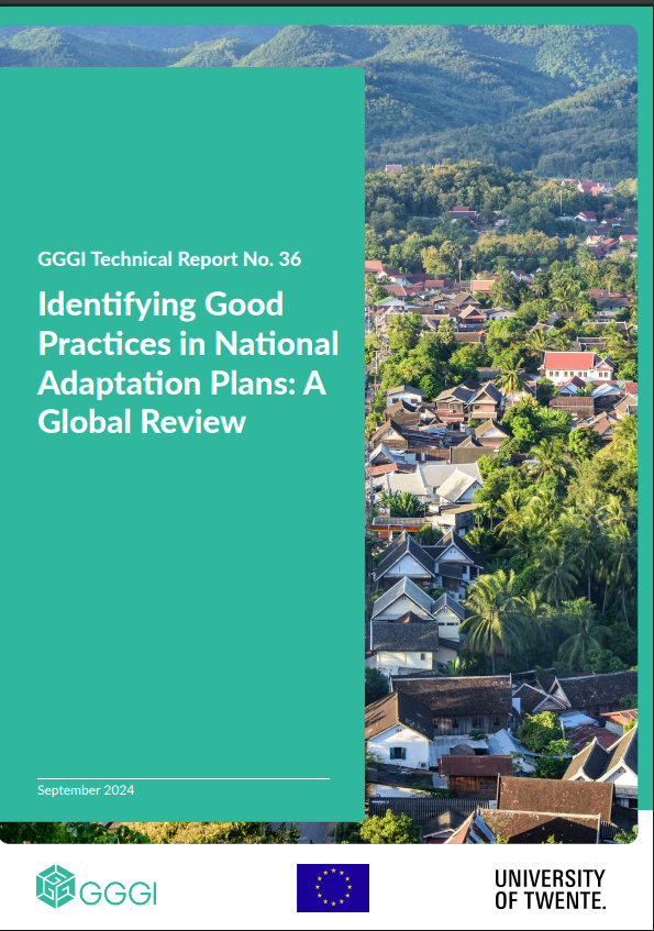GGGI_Rwanda's tweet photo. How can countries turn National Adaptation Plans into actionable, finance-ready solutions that build long-term resilience?

As the global adaptation community prepares to gather in Kigali for #NAPExpo2026 next week, strengthening the quality and implementation of National Adaptation Plans (NAPs) remains more important than ever.

@gggi_hq's report, “Identifying Good Practices in National Adaptation Plans: A Global Review,” offers insights from a global assessment of NAPs, highlighting what countries are doing well, where gaps remain, and how adaptation planning can become more actionable, inclusive, and investment-ready.

The report finds strong progress in areas such as risk assessment, policy alignment, and implementation planning, while identifying climate finance and monitoring systems as key areas requiring further attention.

As discussions at #NAPExpo2026 focus on accelerating adaptation action, this report contributes practical lessons and good practices that can support countries in moving from planning to implementation — and from priorities to financeable solutions.

Read the report here: https://t.co/EIzSnSrpDS

Meet #GGGIatNAPExpo2026 next week and connect with our team to explore how stronger NAP processes can help unlock resilient and inclusive climate action.

#GGGIatNAPExpo2026 #ClimateAdaptation #NationalAdaptationPlan #ClimateResilience #ClimateFinance #UNFCCC #Rwanda #GreenGrowth