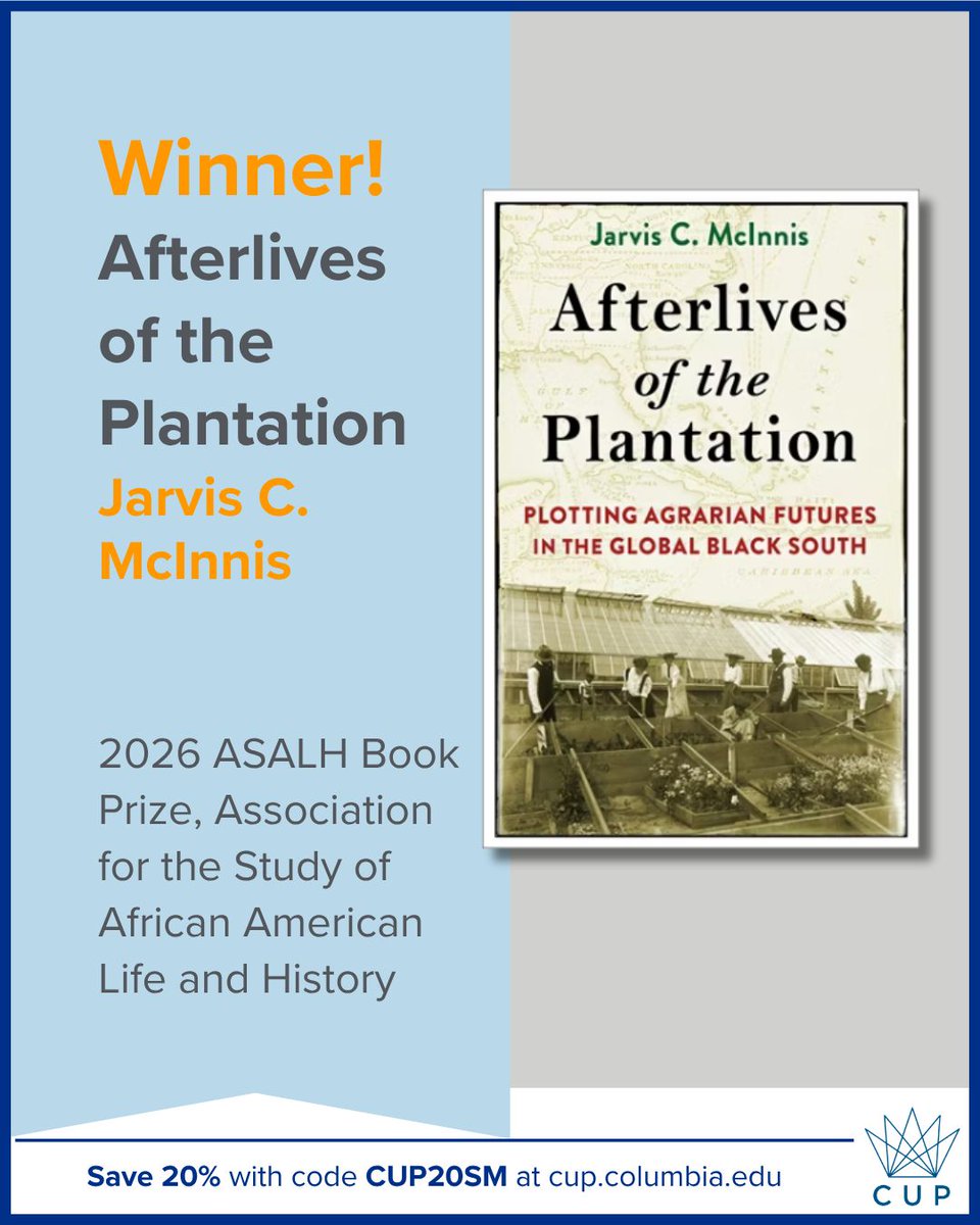 Columbia University Press tweet media