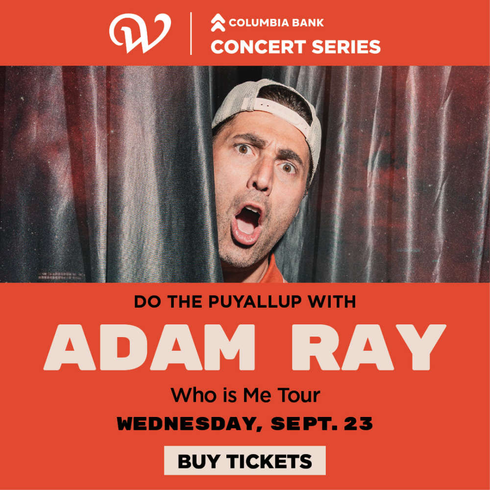 953KGY's tweet photo. We welcome comedian Adam Ray to the Washington State Fair, September 23rd! Ticket pre-sale is on now (use code radio), but you can still win 'em! Head over to our website to enter! #wastatefair https://t.co/BMtVV9vaZC