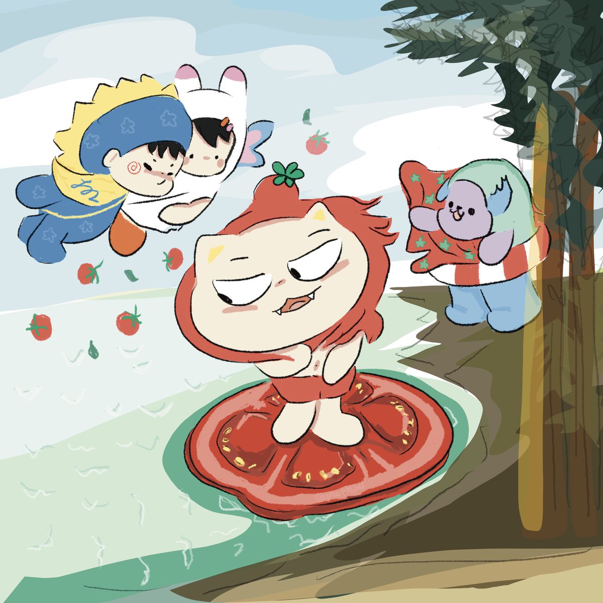 กรู้ทchibel ఇ◝‿◜ఇ🍅🦊 tweet media