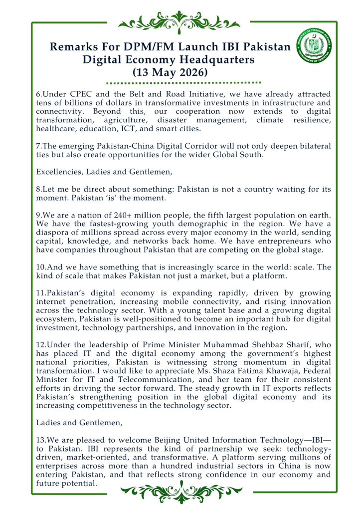 Ministry of Foreign Affairs - Pakistan tweet media