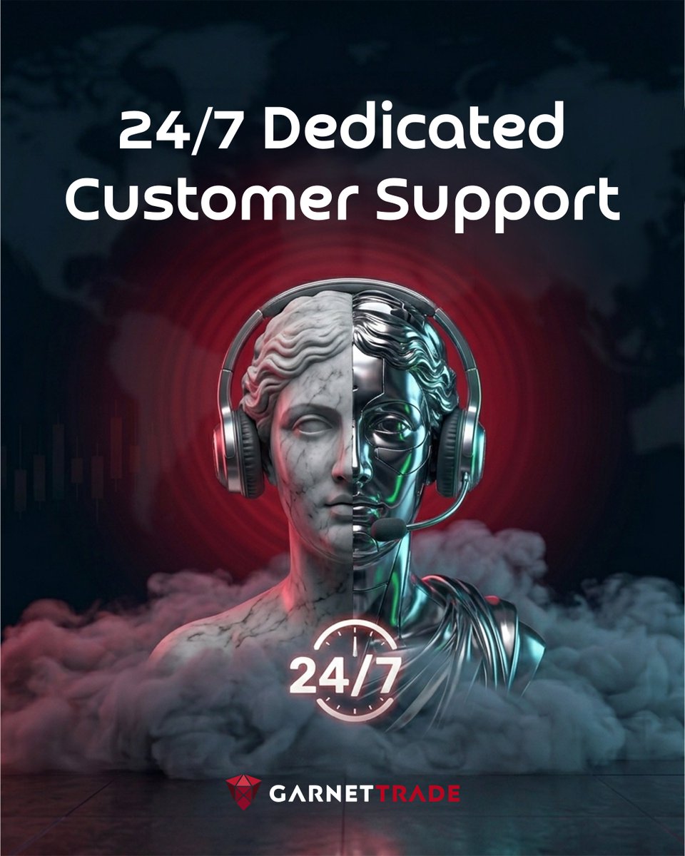 garnettradefx's tweet photo. 24/7 Dedicated Customer Support

Our multilingual team is ready to assist you whenever the markets are open. Experience truly professional support with Garnet Trade.

#CustomerSupport #TraderFirst #GarnetTrade https://t.co/zT6bcbUMV5