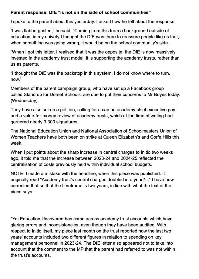 MattersActive's tweet photo. @DanielKebedeNEU @educationgovuk The Exchequer would have every right to state that #Education has been adequately budgeted for. It is HOW #AcademyTrusts have CHOSEN to spend their budget that remains disproportionately allocated to overpaid non-teaching Senior Leaders instead of member schools'  needs: https://t.co/OBSSQT2op8