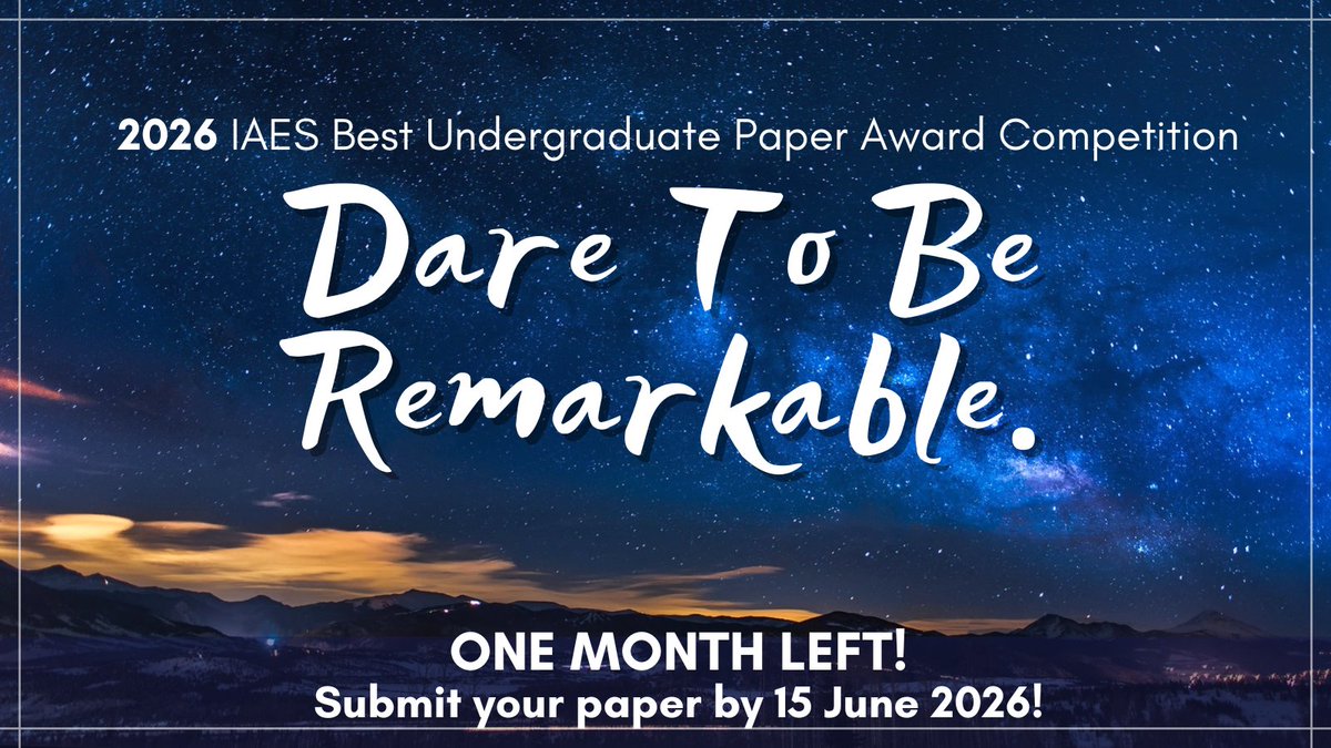 IAESorg's tweet photo. ONE MONTH LEFT!
IAES President Viral V. Acharya &amp; Vice-President N. Gregory Mankiw invite undergraduate students to compete in the 21st Annual IAES Best Undergraduate Paper Award Competition!
The link to apply:
https://t.co/dgUmUBaD8P
#economics #finance #undergraduate https://t.co/TEaa0OW4Og