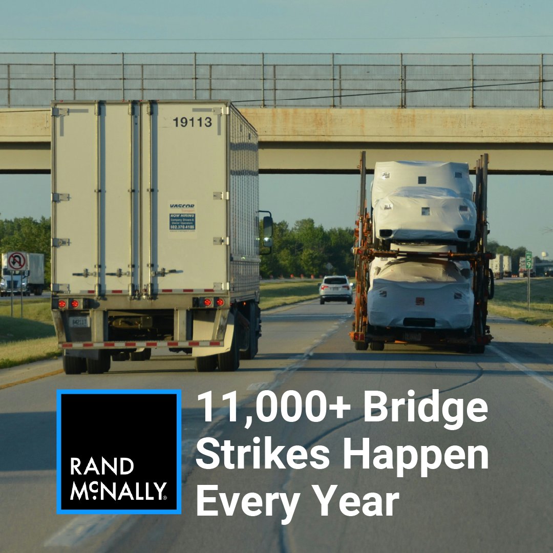 randmcnally's tweet photo. Avoid low bridges, tight turns, and costly detours. 🚧

Drive with navigation built for your truck.

#RandMcNally #TruckGPS #OnTheRoad https://t.co/KP4XihCpa6