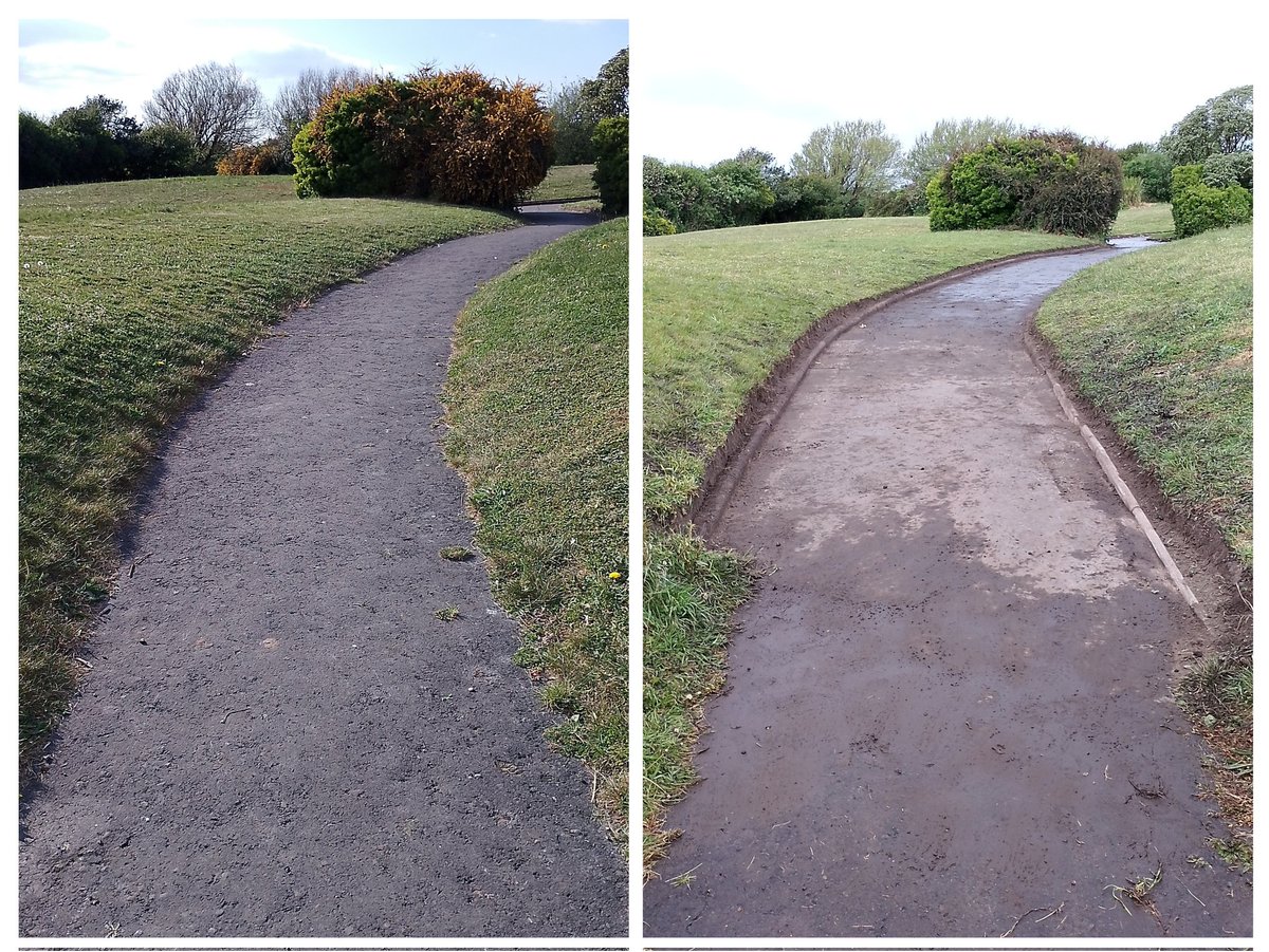 FoWSG1's tweet photo. Big thanks to everyone who came yesterday's volunteer session. Despite horrible weather we had 8 regular volunteers and another 8 from the accounting company BDO who joined us for the day. We completed another pathway, uncovering edges that hadn't seen the light of day for years! https://t.co/rnrw2fkHE6