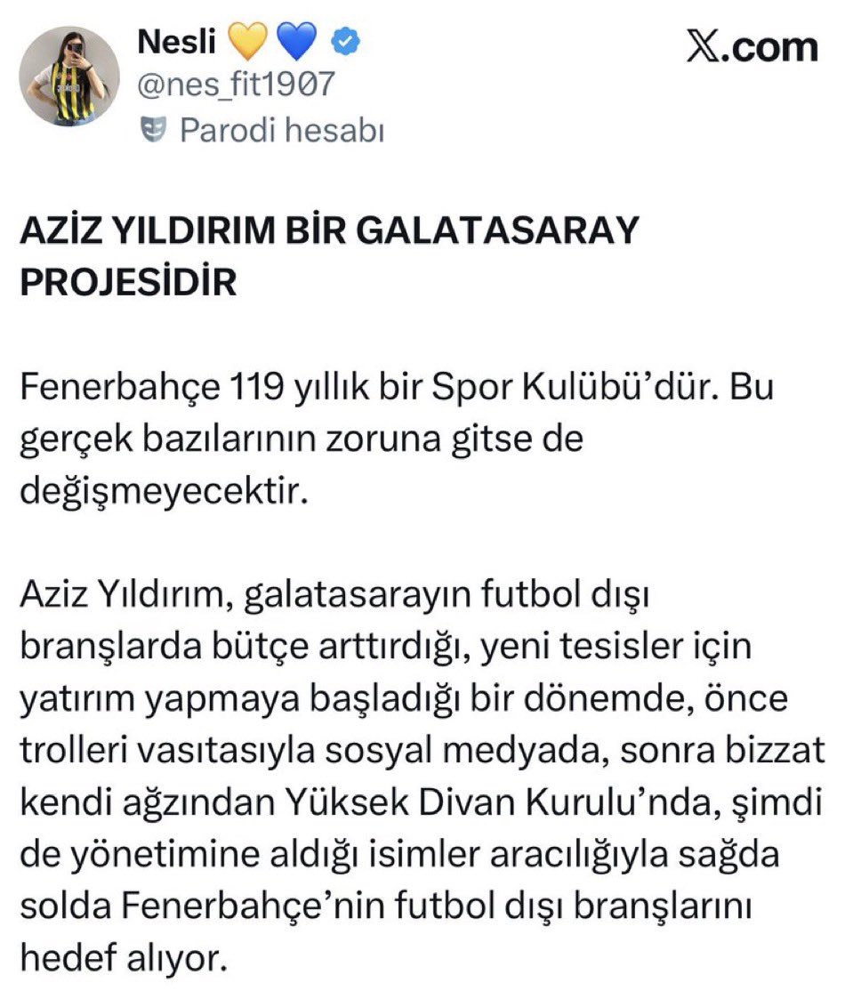 Emre 🇪🇸 #AzizYıldırım tweet media
