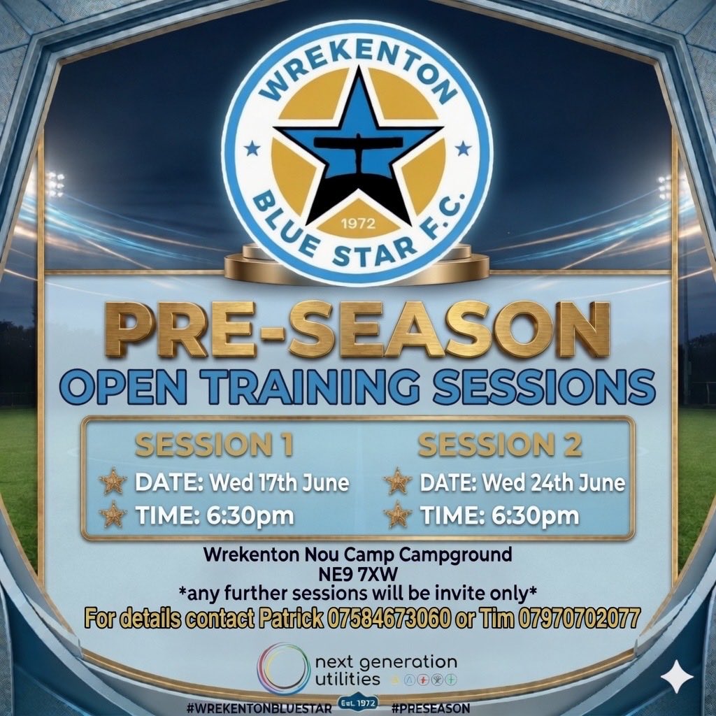 WBSFC72's tweet photo. As our successful season draws to a close we’re already looking ahead to next season 🔵⭐️ https://t.co/zRLizNzO7h