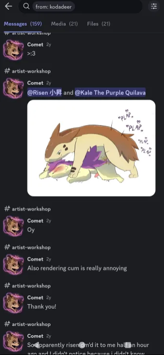 L_real_taker's tweet photo. and unfortunately even highly popular furries weren't safe from his actions like risenpaw where this was made while he was 16, age still unknown to others atp in time. and for 3 consecutive years he had remained 18 without anybody noticing https://t.co/2oFbXnLPL4