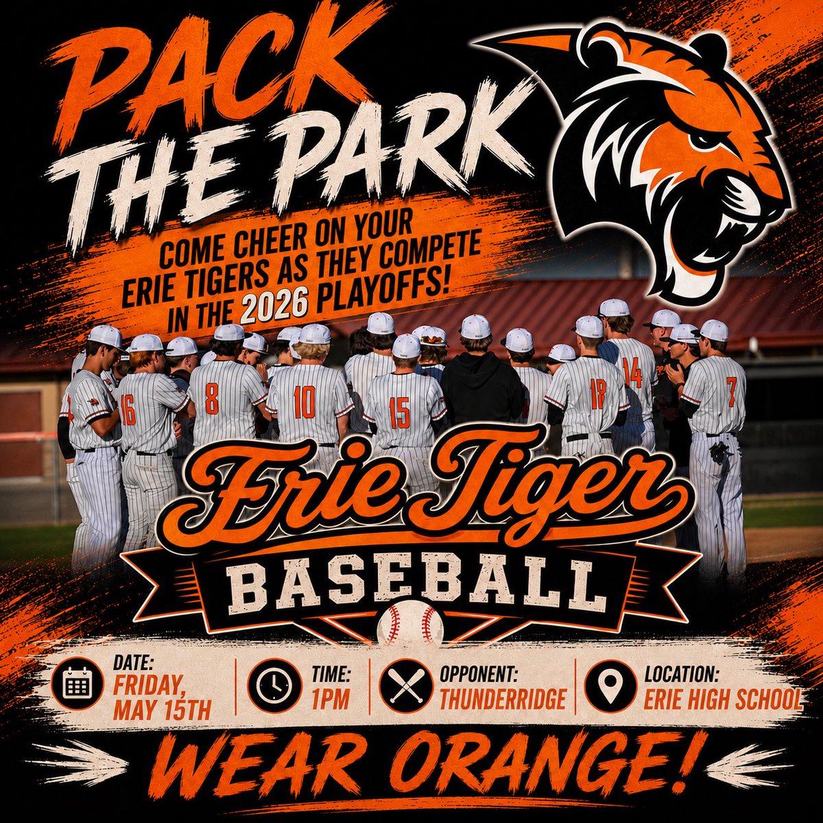Erie Tiger Baseball tweet media