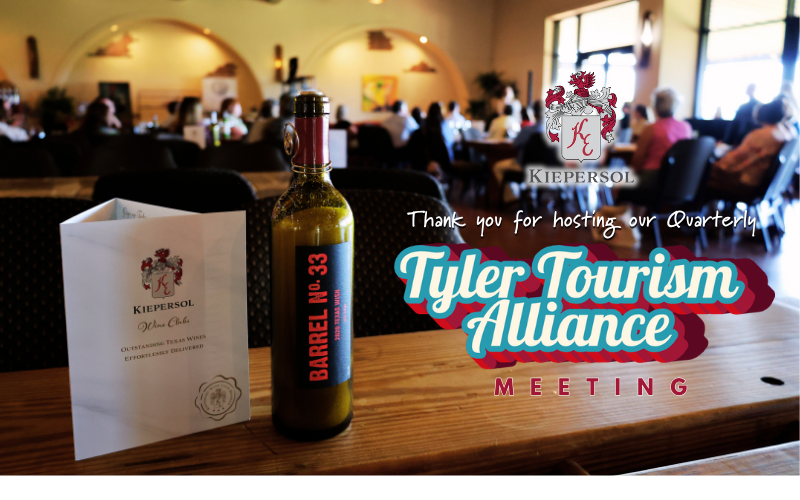 VisitTyler's tweet photo. We loved switching things up with an After Hours Tourism Alliance Meeting this quarter! Thank you to Kiepersol for hosting us and helping create such a beautiful setting for conversation, collaboration, and community. We’re excited for all that’s ahead for tourism in Tyler! ✨ https://t.co/l2WiNA5Abv