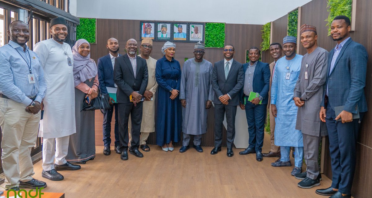 nadfng's tweet photo. The National Agricultural Development Fund (NADF) and NIRSAL Plc are expanding collaboration on agricultural mechanisation and financing following a meeting held in Abuja.

The engagement builds on earlier discussions between the two organisations on agricultural financing and primary production support.

Speaking during the meeting, NADF Executive Secretary/CEO, Mohammed A. Ibrahim, said closer cooperation between institutions had become necessary to support ongoing efforts to improve agricultural productivity and strengthen the value chain. “The current realities within Nigeria’s agricultural sector demand stronger institutional collaboration capable of maximising limited resources and delivering sustainable impact across the agricultural value chain,” he said.

NIRSAL Plc Executive Director, Operations, Ewaen Imohe, said financing remains critical to improving mechanisation and productivity in the sector. “Accessible and affordable financing remains a critical pillar for improving mechanisation and agricultural productivity,” he said.

The meeting also examined opportunities in irrigation-supported farming, concessional financing, and technology-based monitoring systems, while technical teams agreed to continue engagements on workable partnership models aimed at boosting food security and agricultural output nationwide.
