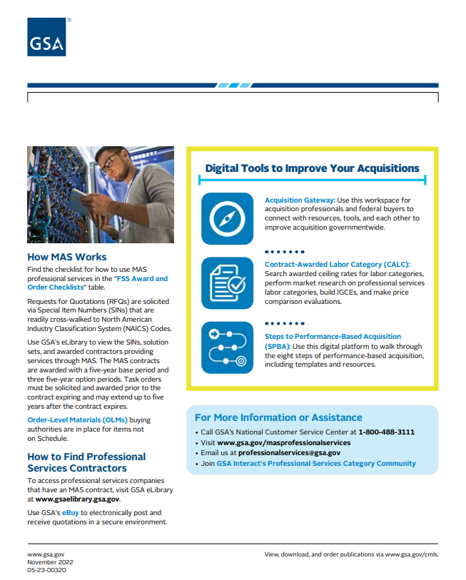 GSA Office of Professional Services/Human Capital tweet media
