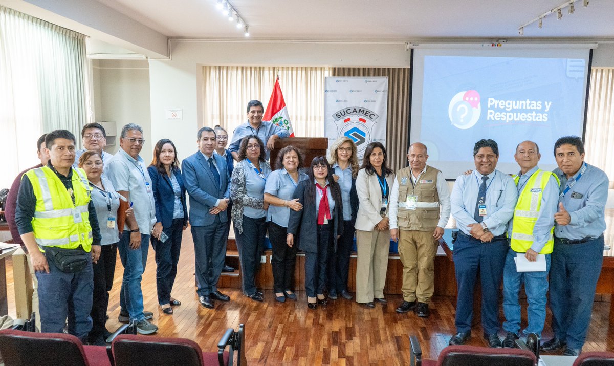 Sucamec Perú tweet media