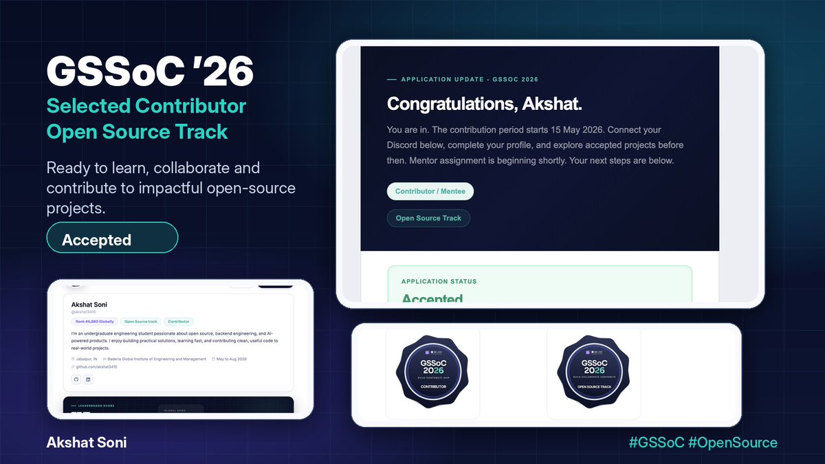 Akshat Soni | Product Builder tweet media