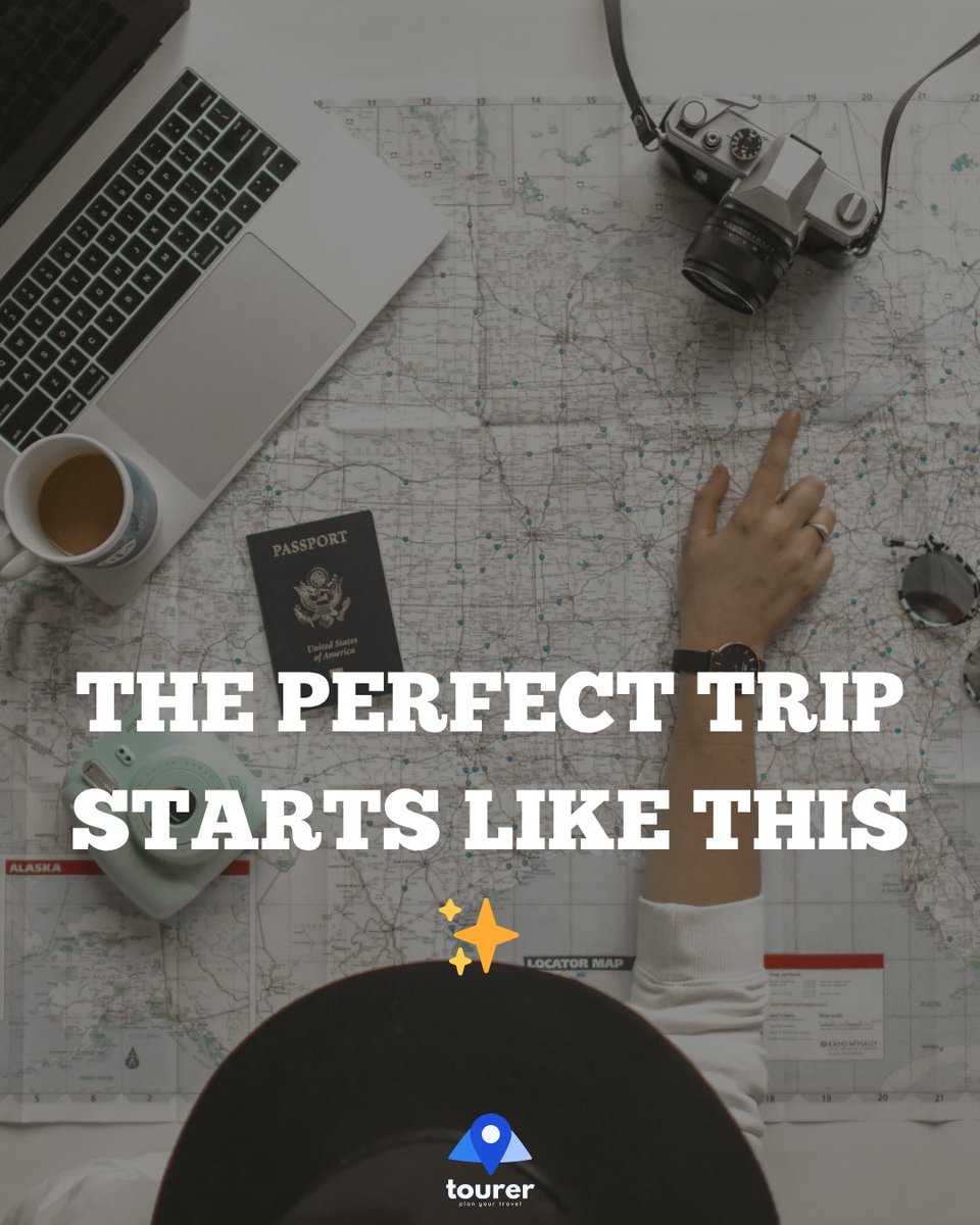 tourer_app's tweet photo. A good trip starts before the flight ✈️

Choose your destination, save places, build your route and plan everything together with your trip mates 👥

Travel feels better when everything is organized 🌍 https://t.co/wz7VtFokD7