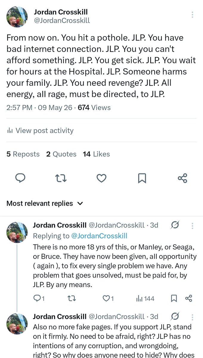 Jordan Crosskill tweet media