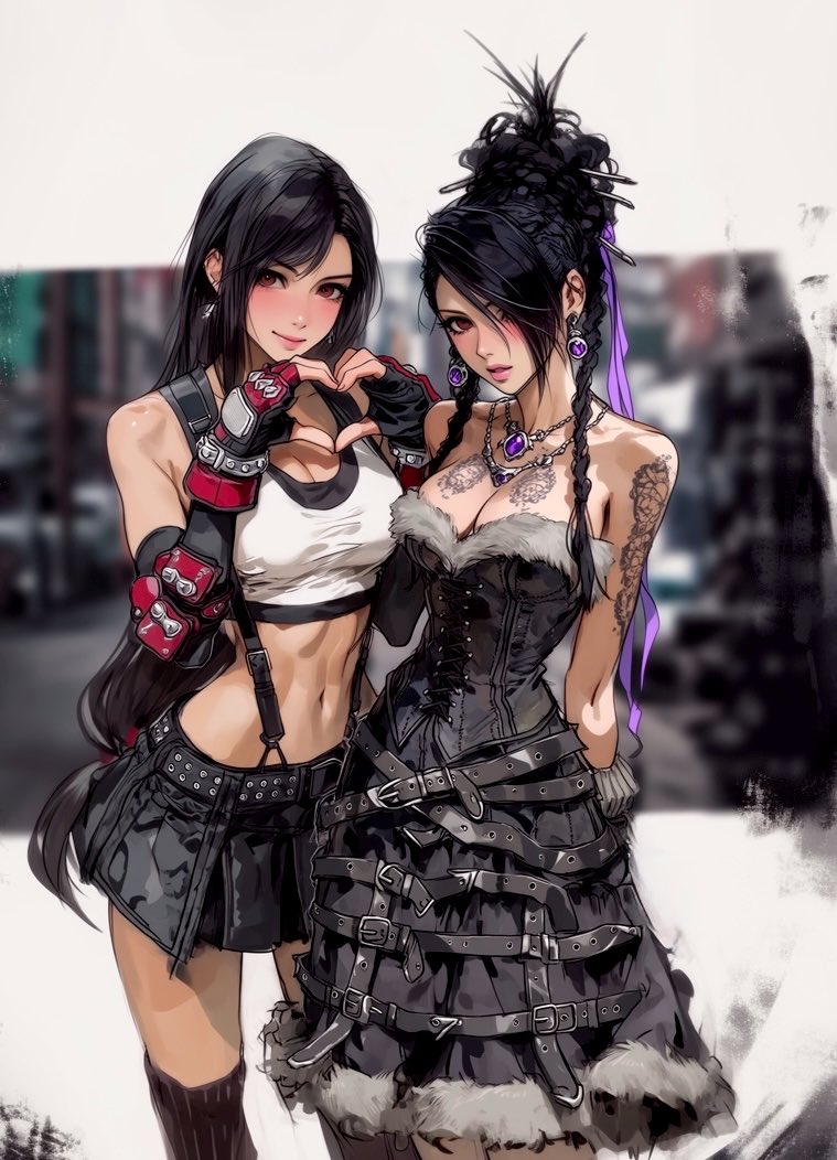 zampy68's tweet photo. Thanks for the appreciation ♥️
Tifa &amp; Lulu🫶 https://t.co/ZihP4PDWoX