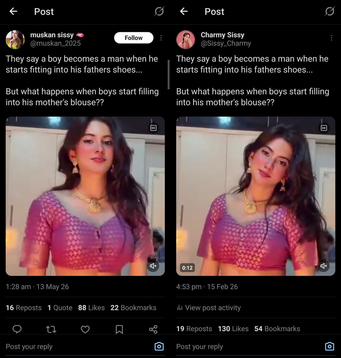 Charmy Sissy tweet media