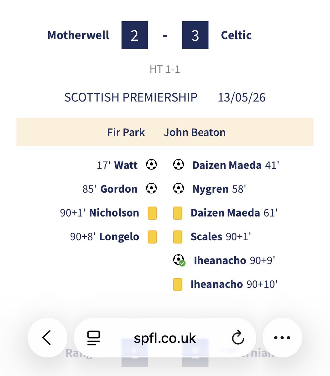 JohnCTait's tweet photo. @bet365 @bet365_us why hasn’t Longelo booking been settled as a winner yet? The SPFL website, Opta, SofaScore and FotMob all have it detailed. https://t.co/ENrGjUkuWh