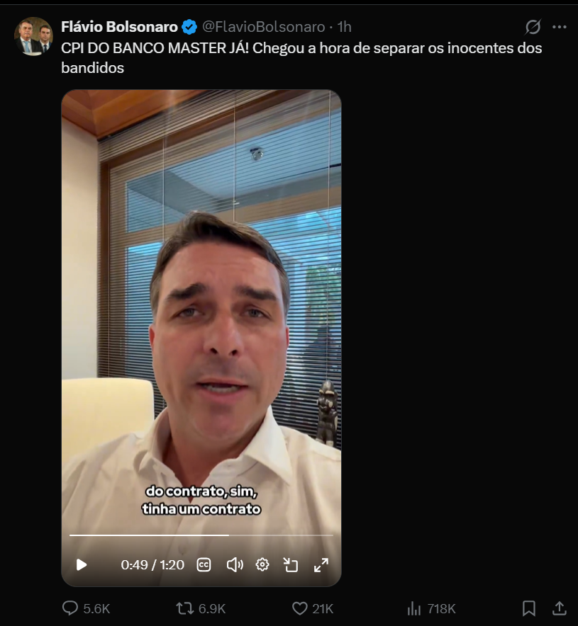 RizzoMBL's tweet photo. Flavio Bolsonaro diz que houve dinheiro pro filme; Paulo Figueiredo agora solta nota dizendo que a produtora não recebeu dinheiro. 

Então a pergunta que fica @FlavioBolsonaro onde foi parar o dinheiro que Vorcaro pagou? https://t.co/DLts2pIQOT