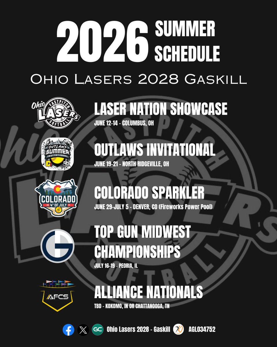 Ohio Lasers 2028 - Gaskill tweet media