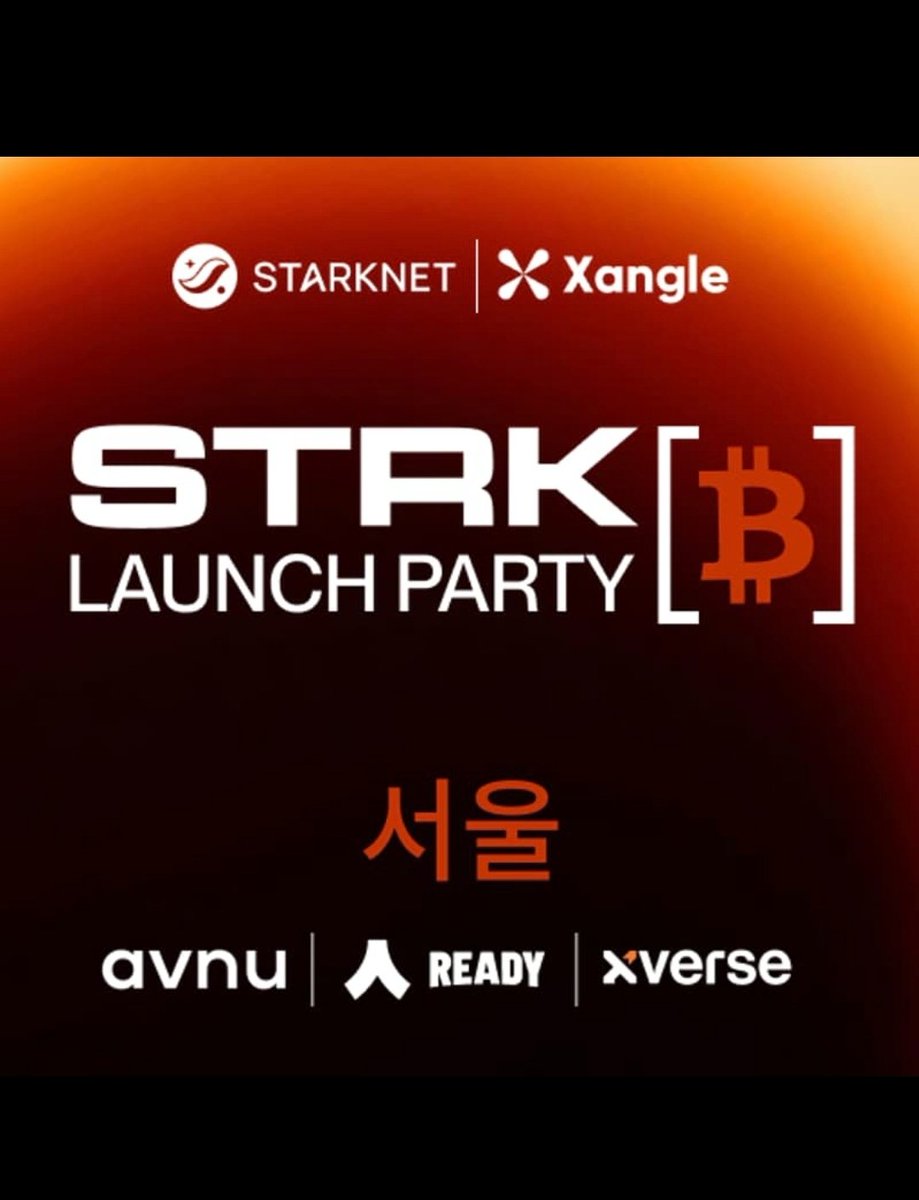 aaksgaa's tweet photo. 💫StrkBTC Live: Seoul Launch Party

 A new Bitcoin asset designed for privacy, featuring shielded balances while remaining redeemable for native BTC

​프라이버시 기능을 지원하면서도 실제 BTC로 상환 가능한 새로운 비트코인 자산 strkBTC 출시

@defi_irene
@WenrySeoul
@0xwiji
#strkBTC https://t.co/4T6vjiWDUs