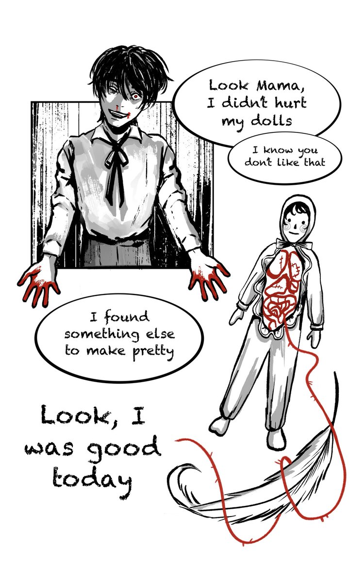Suited_Suitor's tweet photo. Good child comic Episode 1 Chapter 2
#identityv #identityvjack #identityvart https://t.co/6dqOAXq4Qa