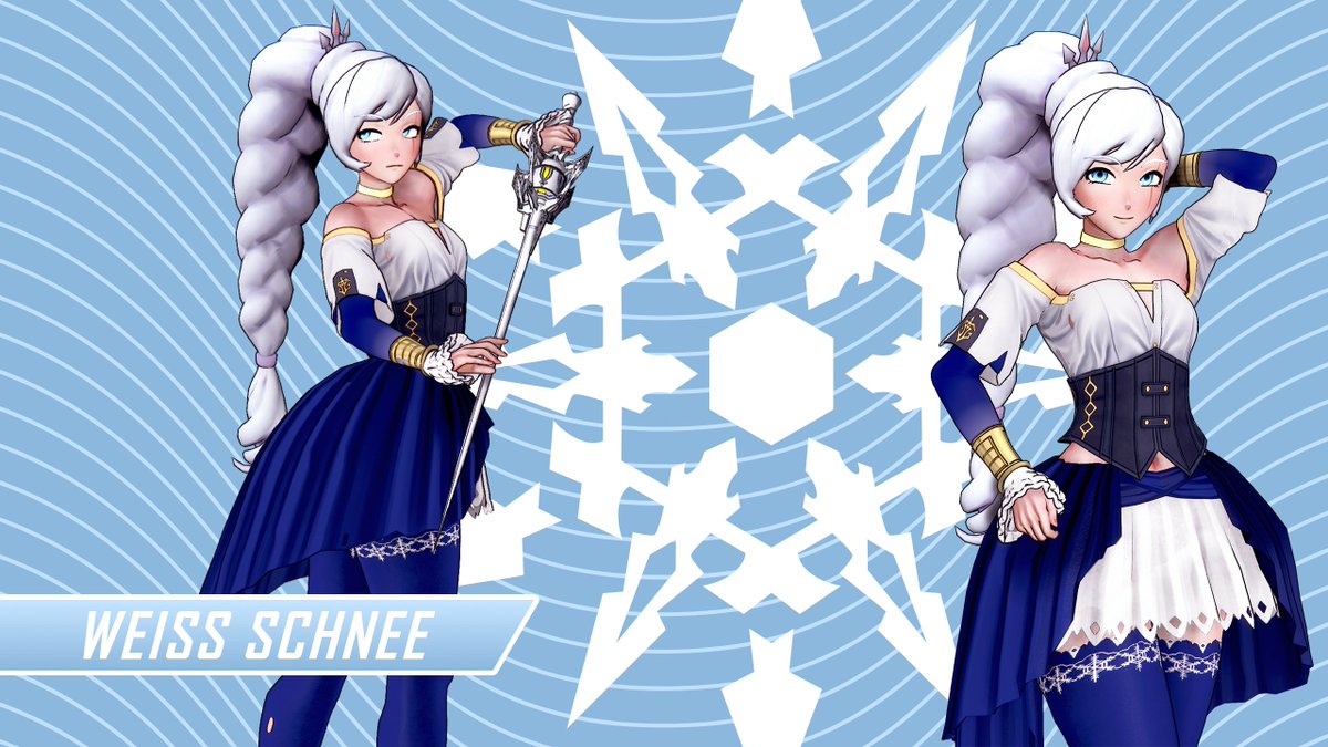 ballerale's tweet photo. Alright number two is Sab- er... Weiss! I do love the big braid, it's peak. https://t.co/5XAWR5bNOY
