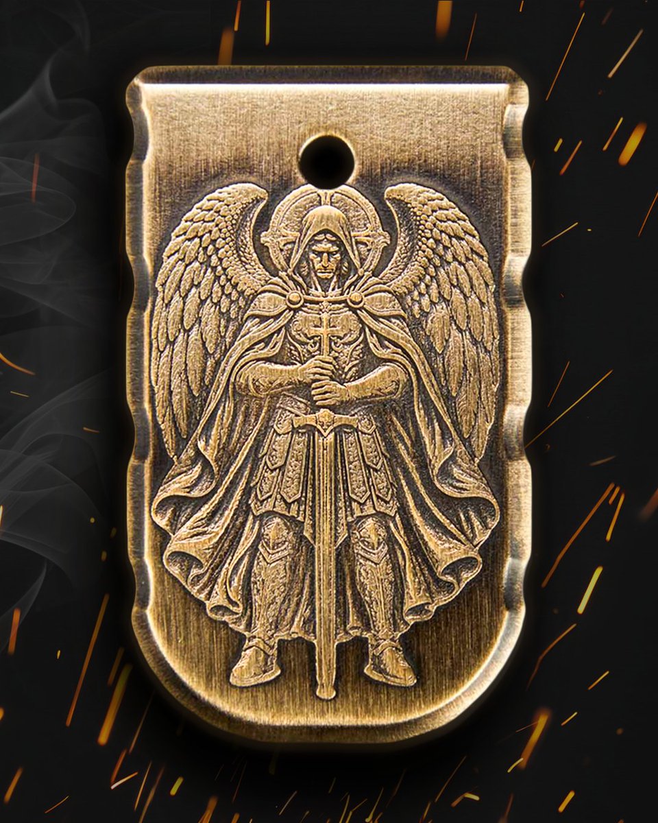 NDZPerformance's tweet photo. Patron saint of protection, engraved into the gear you trust every day. https://t.co/hDNCd6ksRY