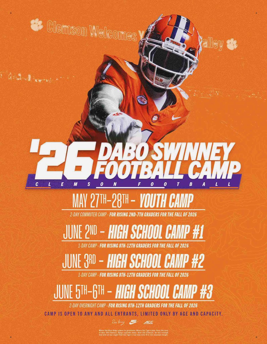 JSHONGOOLSBY1's tweet photo. Thank you @CoachCthomason for the evaluation over the phone and camp invite! I will be there ready to showcase my talent! I won’t disappoint! Thank you so much for the opportunity! @angelletee @Melvin_S_Baker @BlSasknights @LuddenAthletics @bishopludden
@ClemsonFB https://t.co/m6kma6Xex8