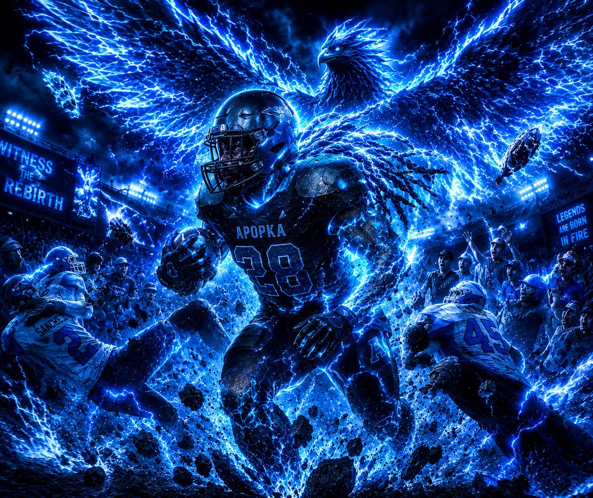 WeedyStanley's tweet photo. They thought they were lining up for a football game…
but they woke up a monster. Show me my opponent!!! 
The Blue Dark Phoenix!!  #FridayNightLights
#HighSchoolFootball
#GridironElite
#RecruitTheSouth 
#FootballHighlights
#BuiltDifferent
#NextUpAthlete https://t.co/yEX8gmYtBQ