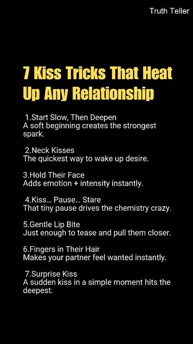ALetterToMySons's tweet photo. 7 Kiss Tricks That Heat Up Any Relationship 📌. https://t.co/wZujmtH8WD