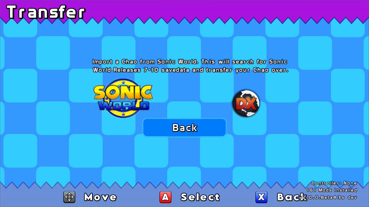 Sonic World DX tweet media