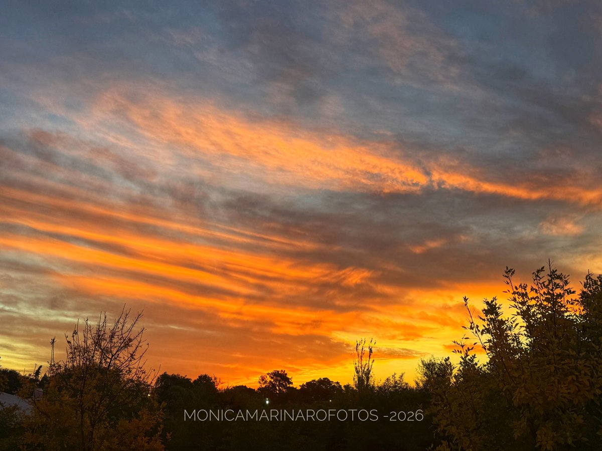 Mgm19771's tweet photo. Tremendo atardecer de otoño 

Sin dudas los mejores!! https://t.co/3jChgRi2KV