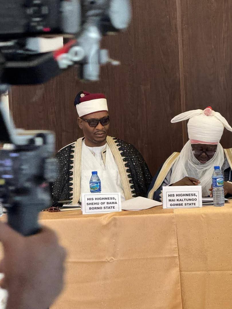 BamaCouncil's tweet photo. His Royal Highness The Shehu of Bama, (Dr.) Umar Kyari Umar El-kanemi, at the Quarterly Review Meeting of the Northern Traditional Leaders Committee on Primary Health Care, held in Abuja yesterday. https://t.co/jhNoohF1RQ