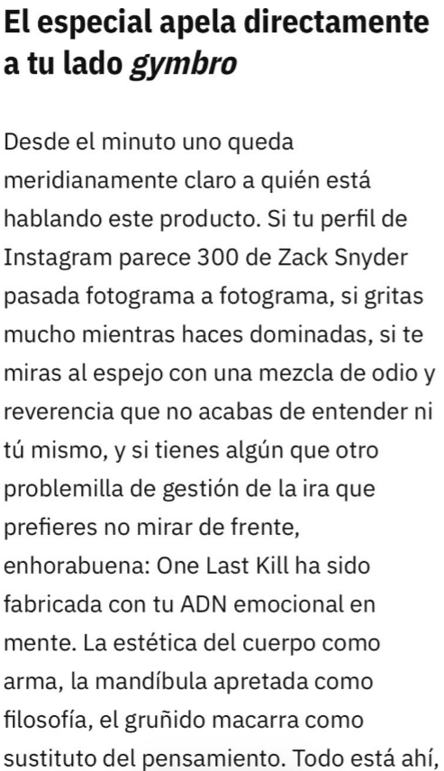 MatiasReca73199's tweet photo. @3djuegos Otra razón más para dejar de darle validez a la critica de este tipo de paginas.
Es hasta nefasto leer algo así y solo da a entender que no saben nada de un personaje o de su historia en sí y que solo esperan un final repetitivo o que el mismo producto que apañe una idea propia. https://t.co/aq1koA2PGx