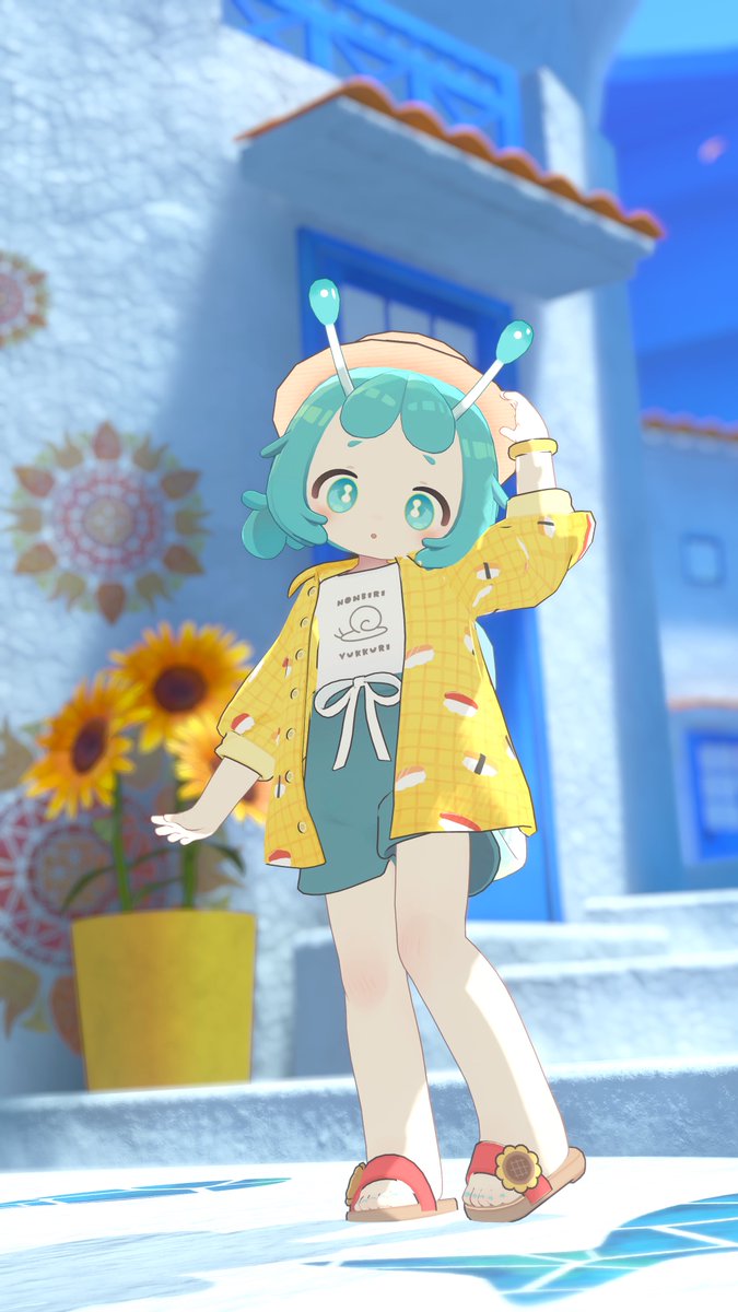 ch0c0h's tweet photo. もう夏かも🌻☀️

🌐Exhibition˸ Seasonery By shi-ro428
#イルネル #ななうさぎ https://t.co/m1oXWFmSGD