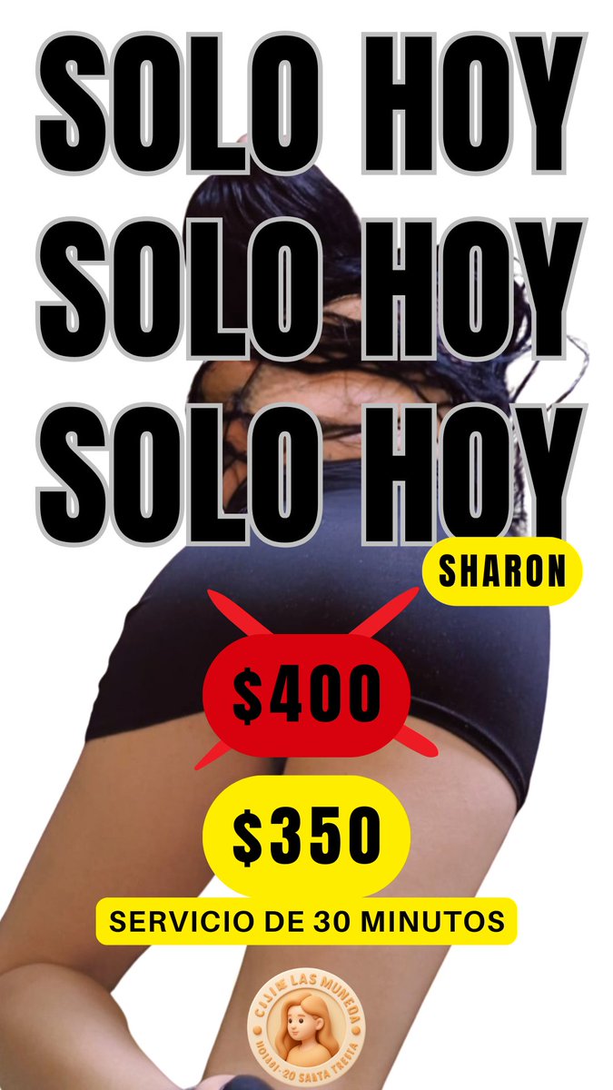 CDLM2023's tweet photo. Solo $350 por 30 minutos

Solo hoy https://t.co/931BwBV5D8