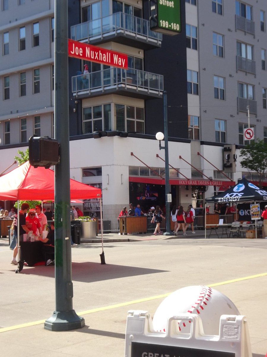 JohnDNole's tweet photo. Didn’t have time to post about Mom's birthday yesterday, because we were busy celebrating it at Great American Ball Park with our first Reds game since at least 2019.

Fun night, even though they lost.  Here are some pre-game pictures. https://t.co/Zv61x20hNS