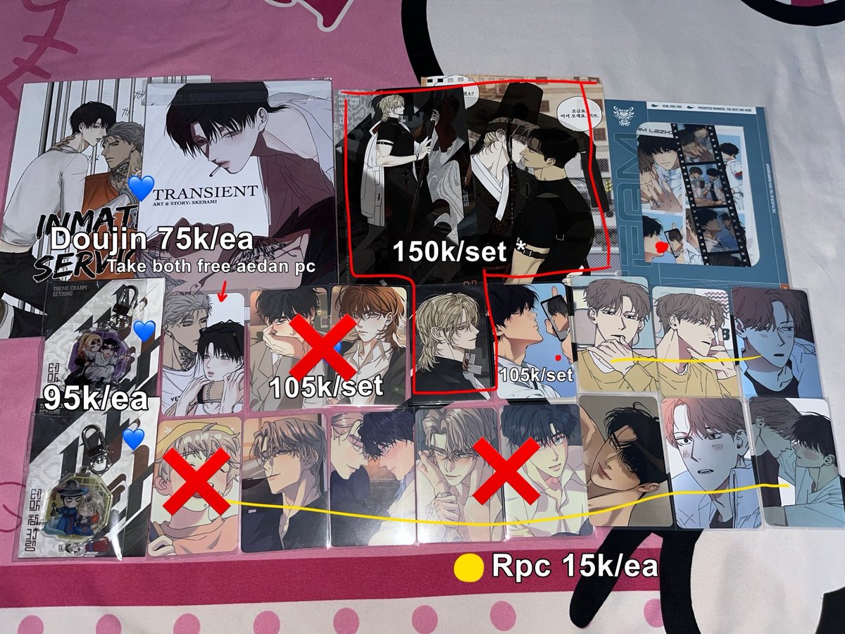 prettyjenow's tweet photo. ( update ) wts / want to sell / lfb various merch bl + aab checkmate #warungbl #warungmanhwa 

Mohon baca tnc di tweet sebelumnya / pinned ya! ^^
Yuk di take (mt after dm please) 🥹🤍

t. Dear zero sg25 mofun collca pearl boy litc atwr Courtside courtship sahwa doujin clnuna pc https://t.co/V883CQ2CA0