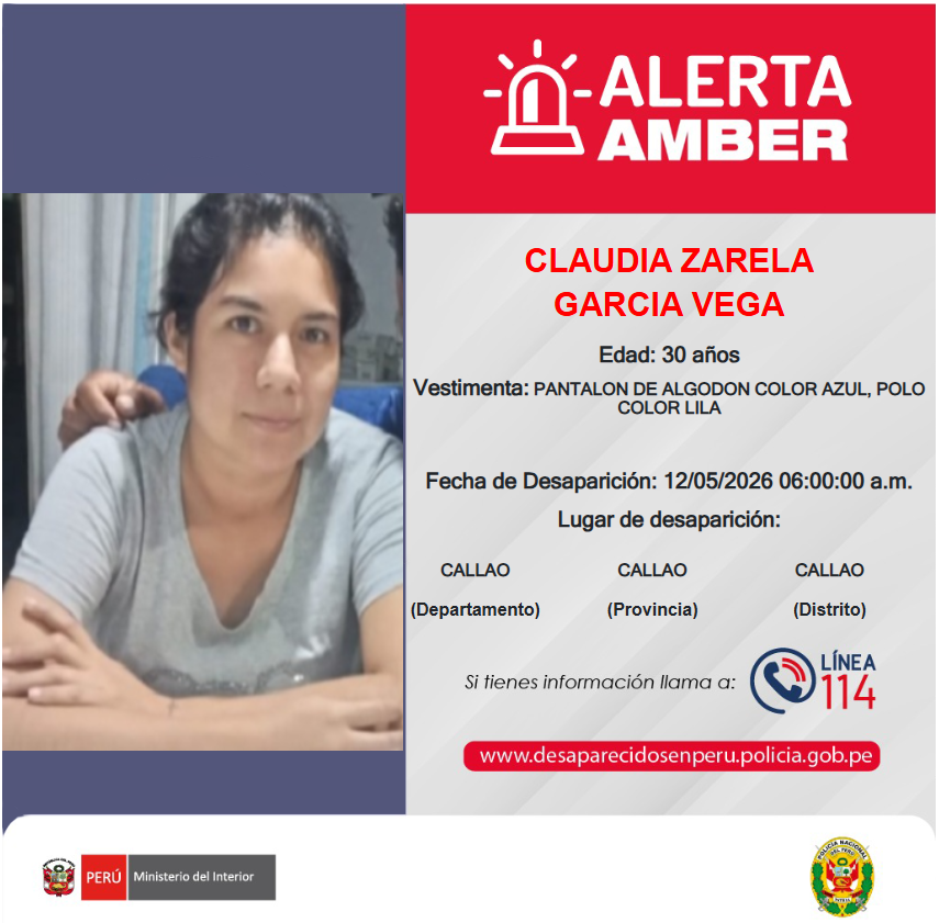 Alerta Amber PNP tweet media