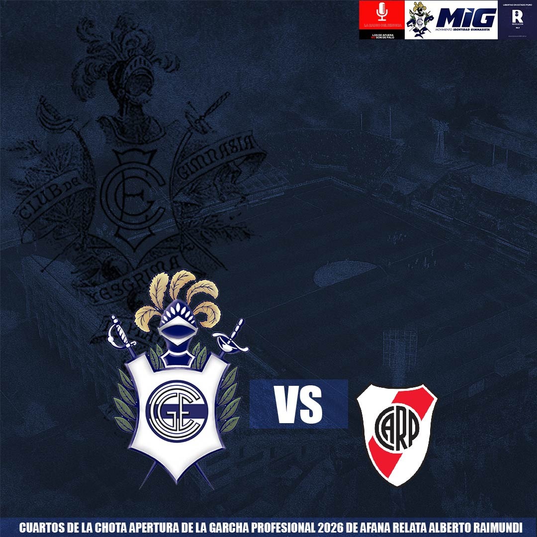 M_IG's tweet photo. ESTAS ESCUCHANDO #MIGFUTBOL
LA ÚNICA TRANSMISIÓN GIMNASISTA QUE EXISTE CON #GIMNASIA EN TODOS LADOS
VISITANDO A #River #Cuartos #Apertura #GARCHAprofesional #2026 #afaNA EN EL #Monumental
@M_IG @Revolucion989 @AlbertoRaimundi @LosDeAfueraNoS1 https://t.co/XCaLpubbSi