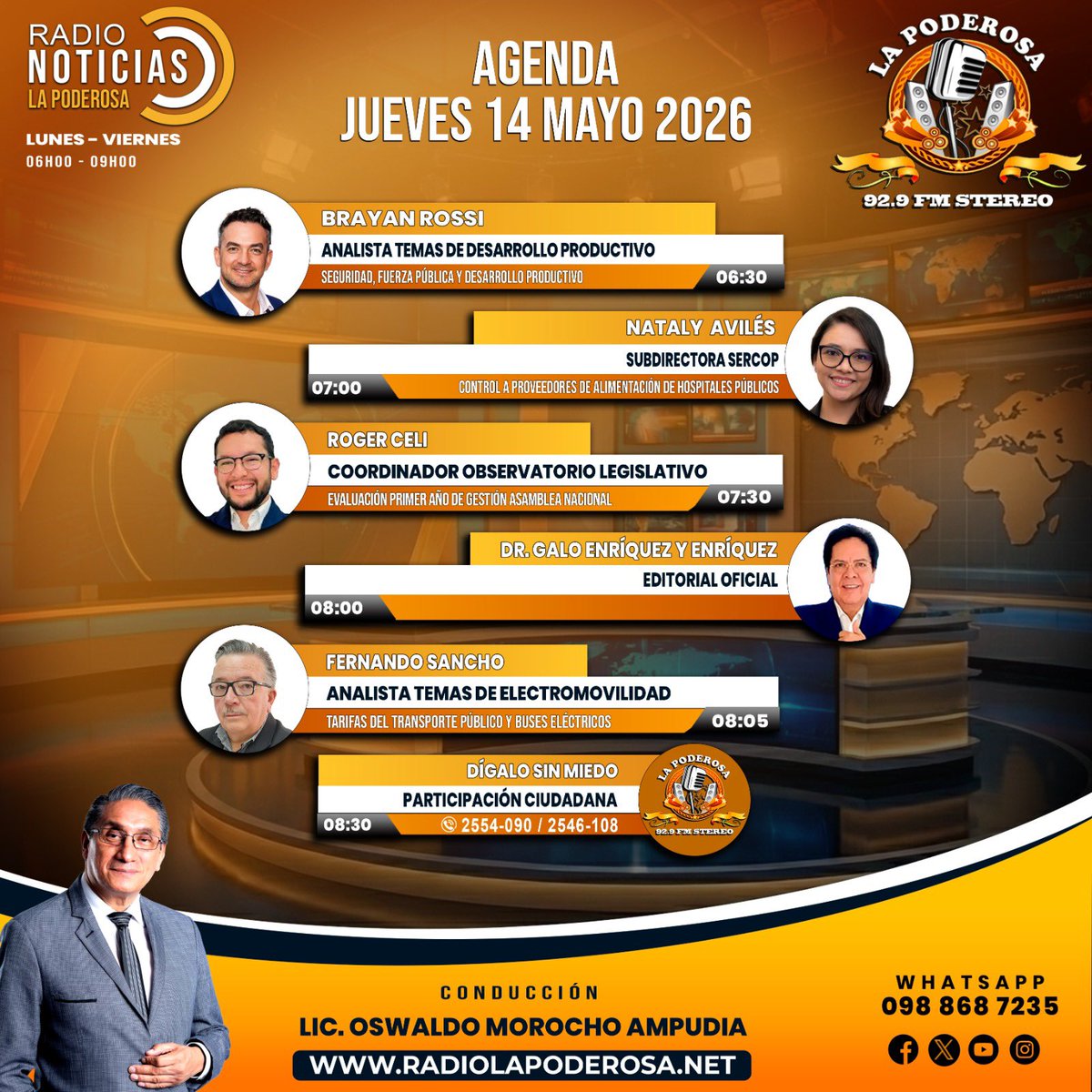 La Poderosa 92.9 FM tweet media