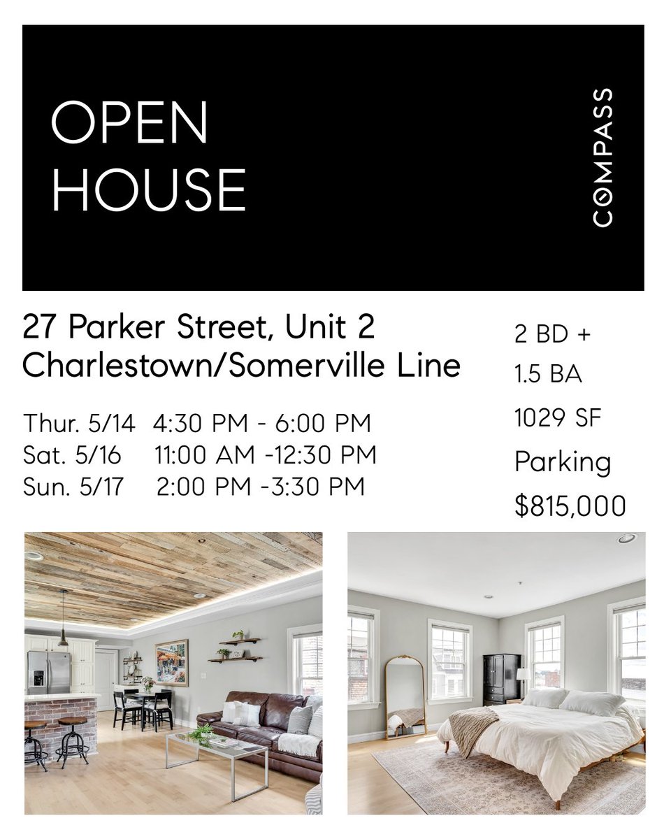 Dana_SchaeferRE's tweet photo. Open House Alert! 🏡✨

27 Parker Street, Unit 2, Boston, MA 02129

Swing by and see what makes this gem so special—you won’t want to miss it! 🌟

Please visit https://t.co/LEZUtz654s for additional information https://t.co/BUHFGC8mzi